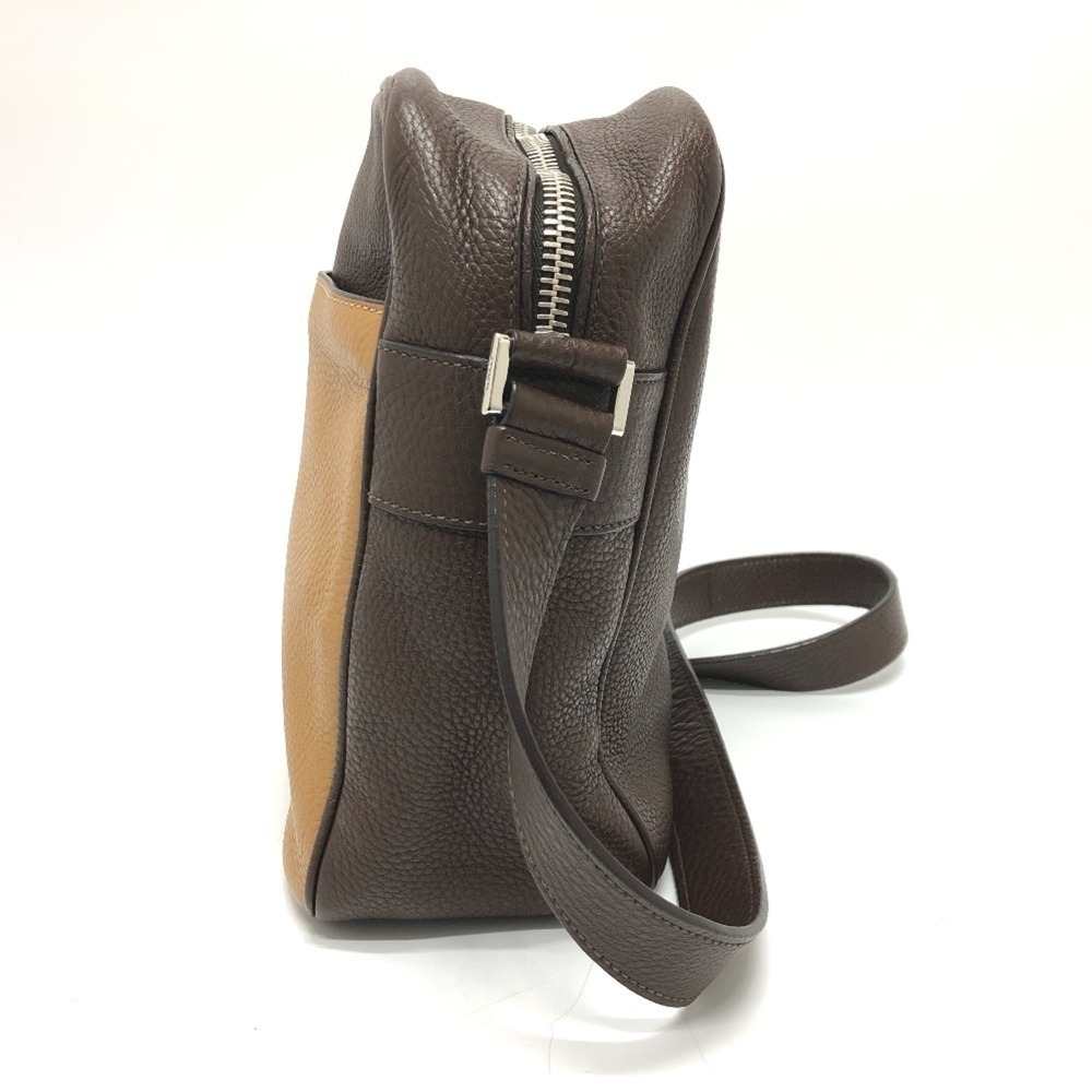 PRADA Brown Leather Shoulder Bag - Picture 3 of 11